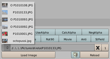 icons for the material popup