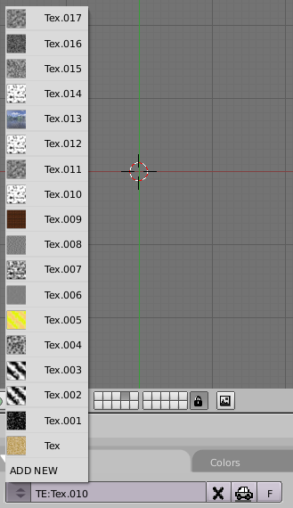 icons for the material popup